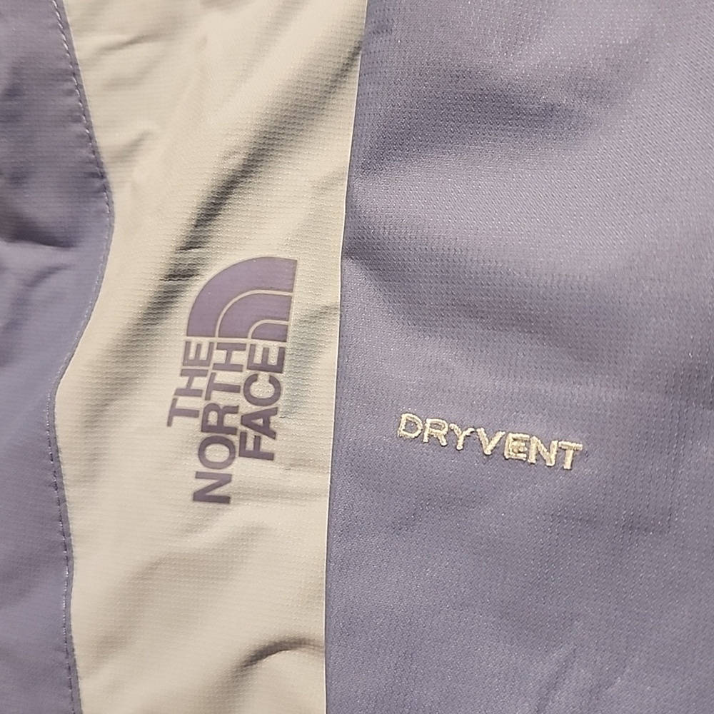 The North Face Light and Dark Blue Hooded Jacket - Picture 3 of 3